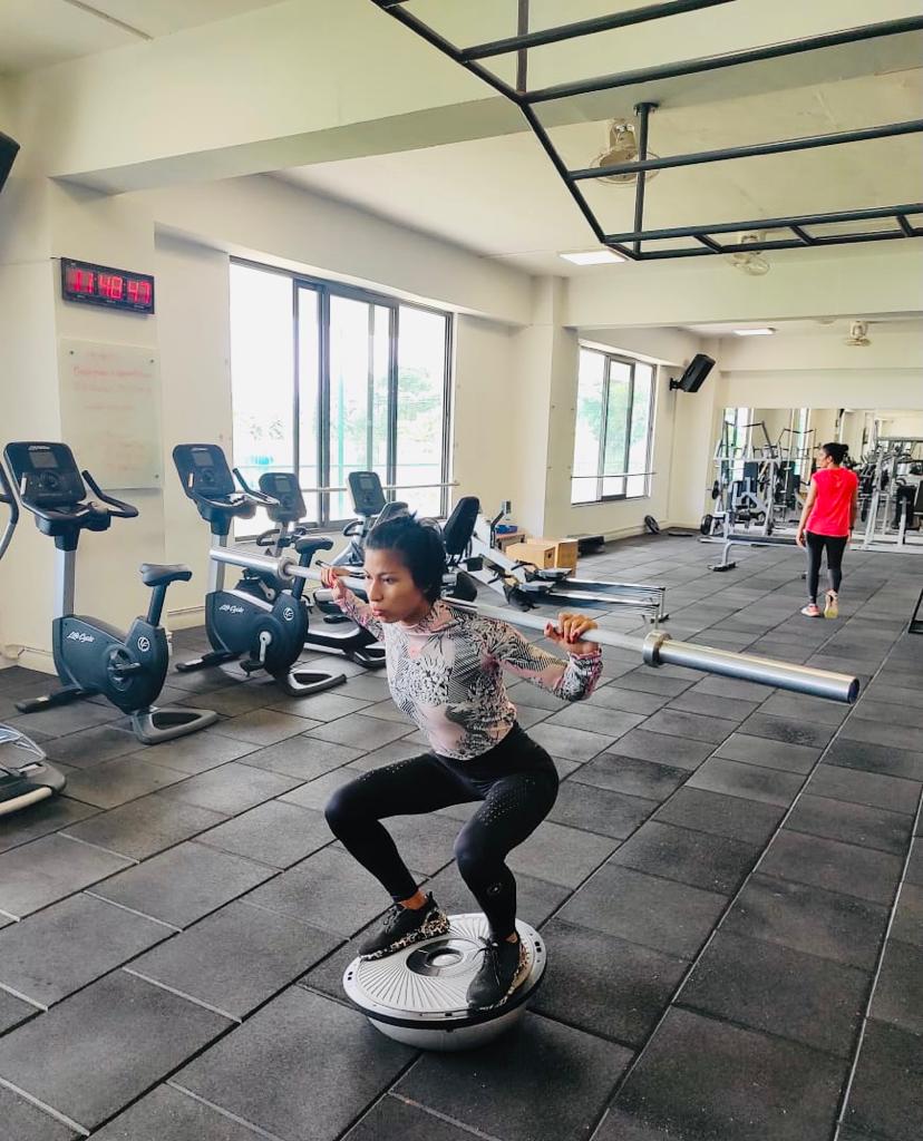 LovlinaBorgohai's tweet photo. Feels good to be back where I belong. Ready! Set! Go! #BackInTraining #MissionParis2024 https://t.co/XMYM1ukQVf