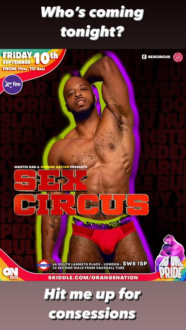 Who’s around tonight? @SEXCIRCUS https://t.co/UCOlpUXFwA