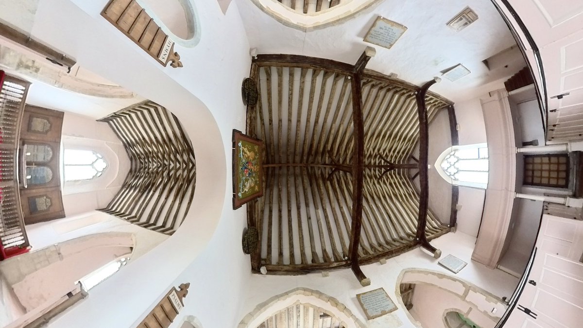 fotofacade's tweet image. The roof has it at St. Clement’s, Old Romney. Love this church. @MarshChurches @5thContinent