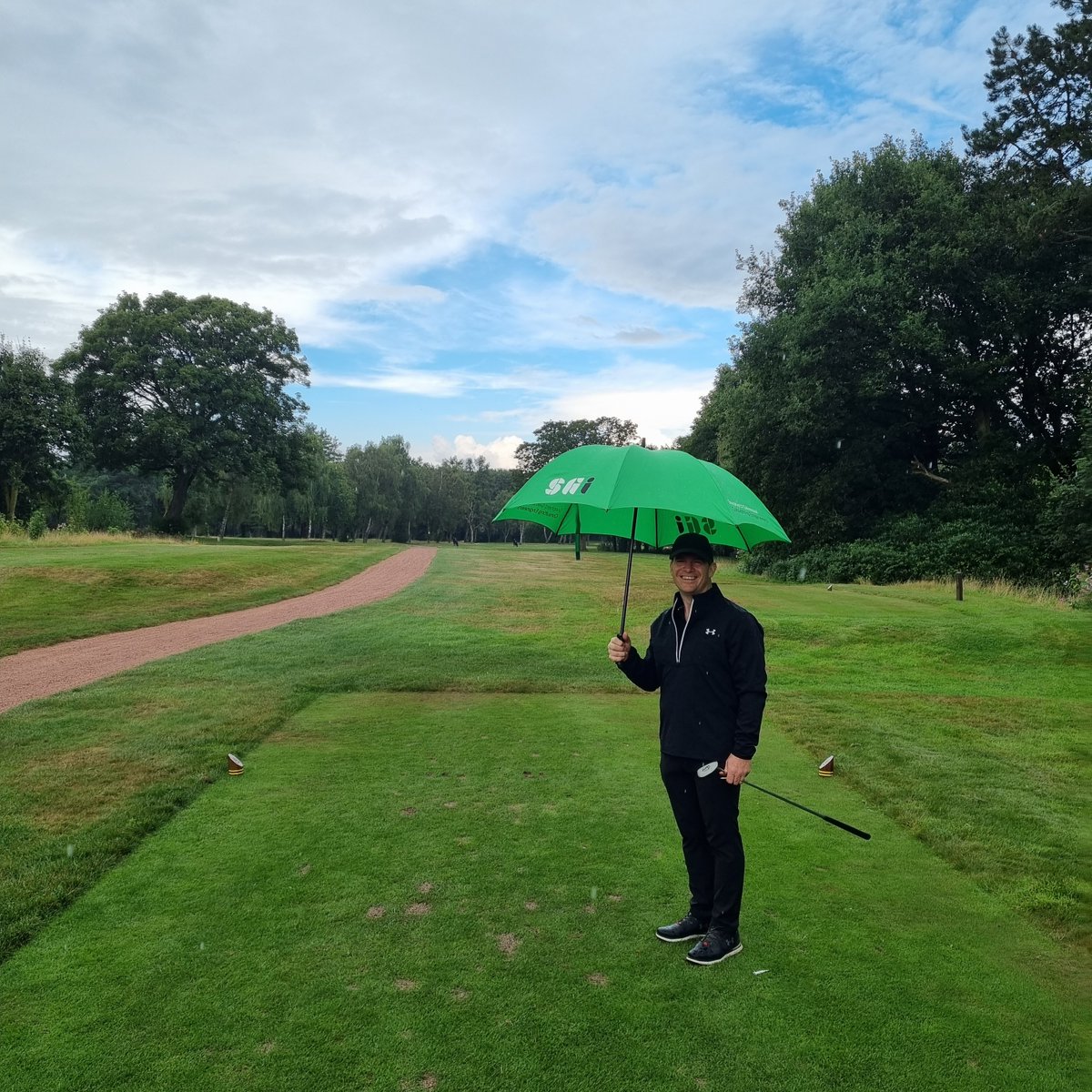 Our Managing Director Emyr Jones ( and most unlikely nearest the pin winner) representing SGi at the <a href="/steveburnetrust/">Steve Burne Trust</a> Charitable Golf Day yesterday at <a href="/LifeatMere/">The Mere Golf Resort & Spa</a> What a great day with only a brief shower to dampen the mood!