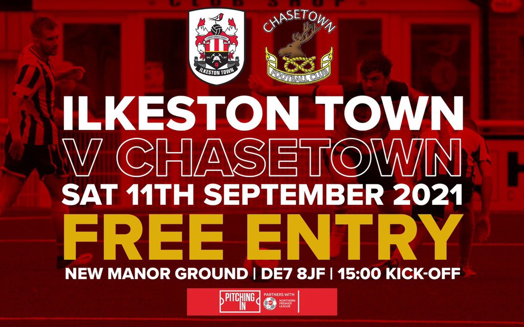 Ilkeston Town FC (@ilkestontown_fc) on Twitter photo TOMORROW | We host <a href="/ChasetownFC1954/">Chasetown FC</a> on tomorrow afternoon at the New Manor Ground. Come and support the Robins for free and get the NMG bouncing!
#OneTownOneClub TOMORROW | We host <a href="/ChasetownFC1954/">Chasetown FC</a> on tomorrow afternoon at the New Manor Ground. Come and support the Robins for free and get the NMG bouncing!
#OneTownOneClub