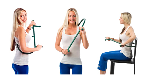 Stretch in the workplace to help improve wellness! Thera Cane Massager can help with this at your workplace. bit.ly/3hEKxEr Article: bit.ly/2XcENKI #stretch #workfromhome #ergonomics