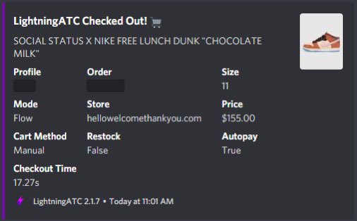Nice lil W this morning thanks to @LightningATC___ 

s/o
CG: @SoleSocietyVIP @CarbonMonitors @Cracked_FnF @notify @polarchefs