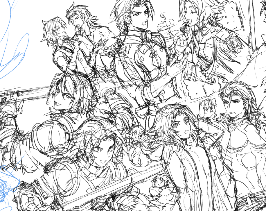 肉を集めながら描いてたやつ 