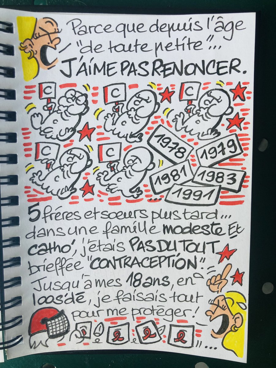 Micaille1's tweet photo. Voyage au bout de mes vies / Journal d’une mortelle gribouilleuse
Après l’intro d’hier…⭐️EPISODE 1 : 10/09/21⭐️
#onnelacherien #pillule #IVG #journal #dessin https://t.co/lBT1UVBGmW