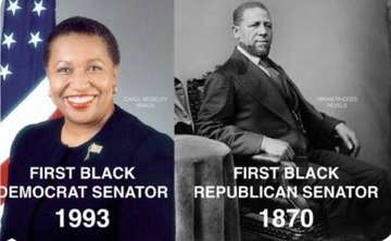 MaryCali007's tweet photo. I guess the party of racism is always late. https://t.co/sv9bSNWFJg