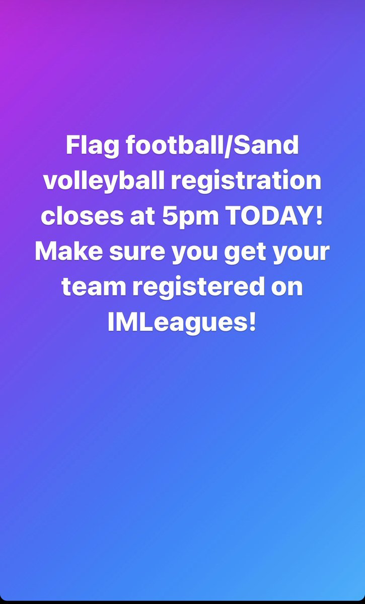 LCU Intramurals tweet media