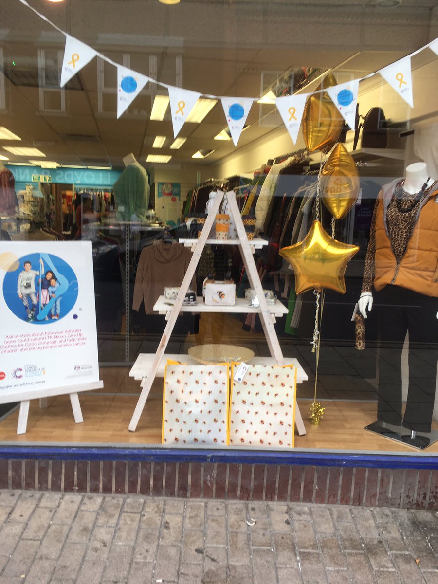 All ready for reopening at 9am tomorrow. Good luck @CRUKPeterboro @MID12CRUK