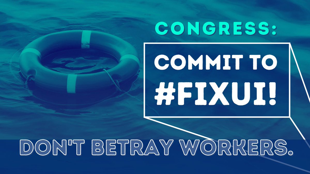 We have the chance to make long-term unemployment insurance reform happen. Call your representative now and demand they #FIXUI in the reconciliation bill and reinstate federal pandemic emergency benefits. Click here to call Congress: bit.ly/38VVIDH