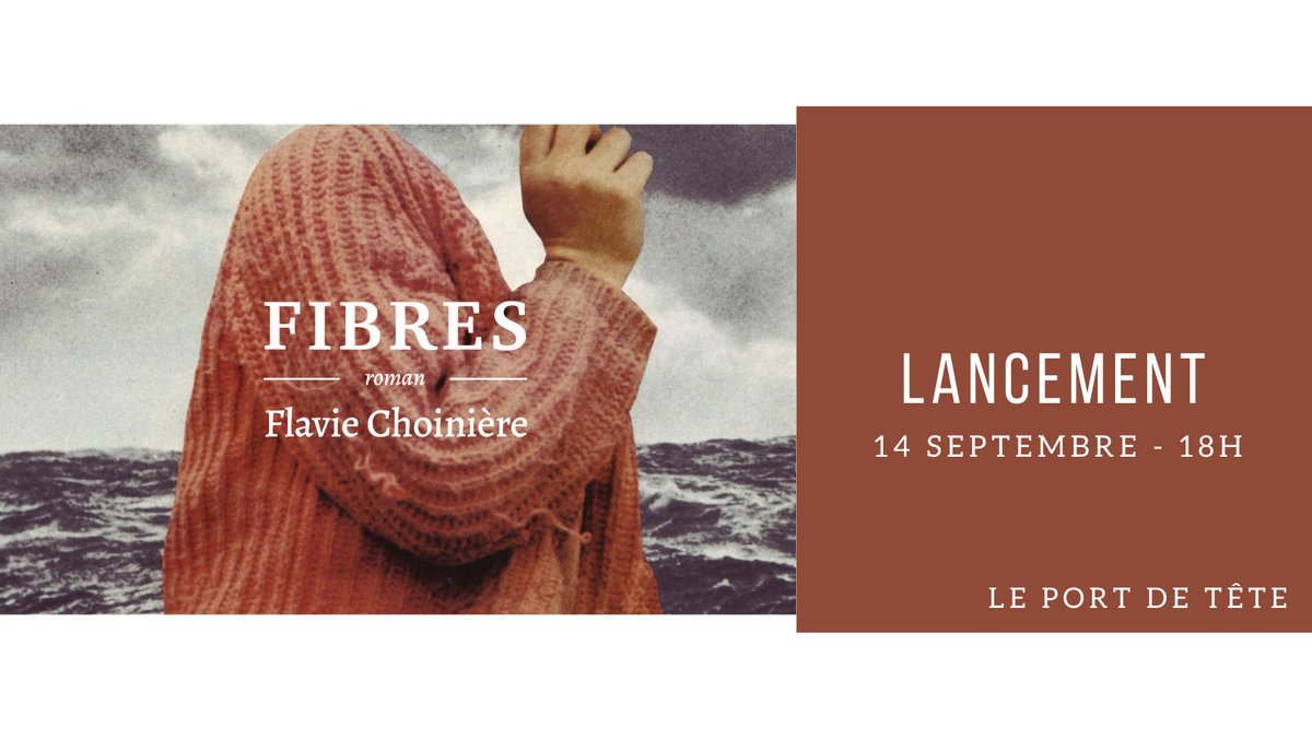 Retrouvez Flavie Choinière (Interprétation 2, Montréal) ce 14 septembre pour le lancement de son tout premier roman « Fibres » à la librairie Le Port de tête à 18h! Le livre sera en vente sur place.

Apprenez-en plus par ici: bit.ly/38Tu7TG