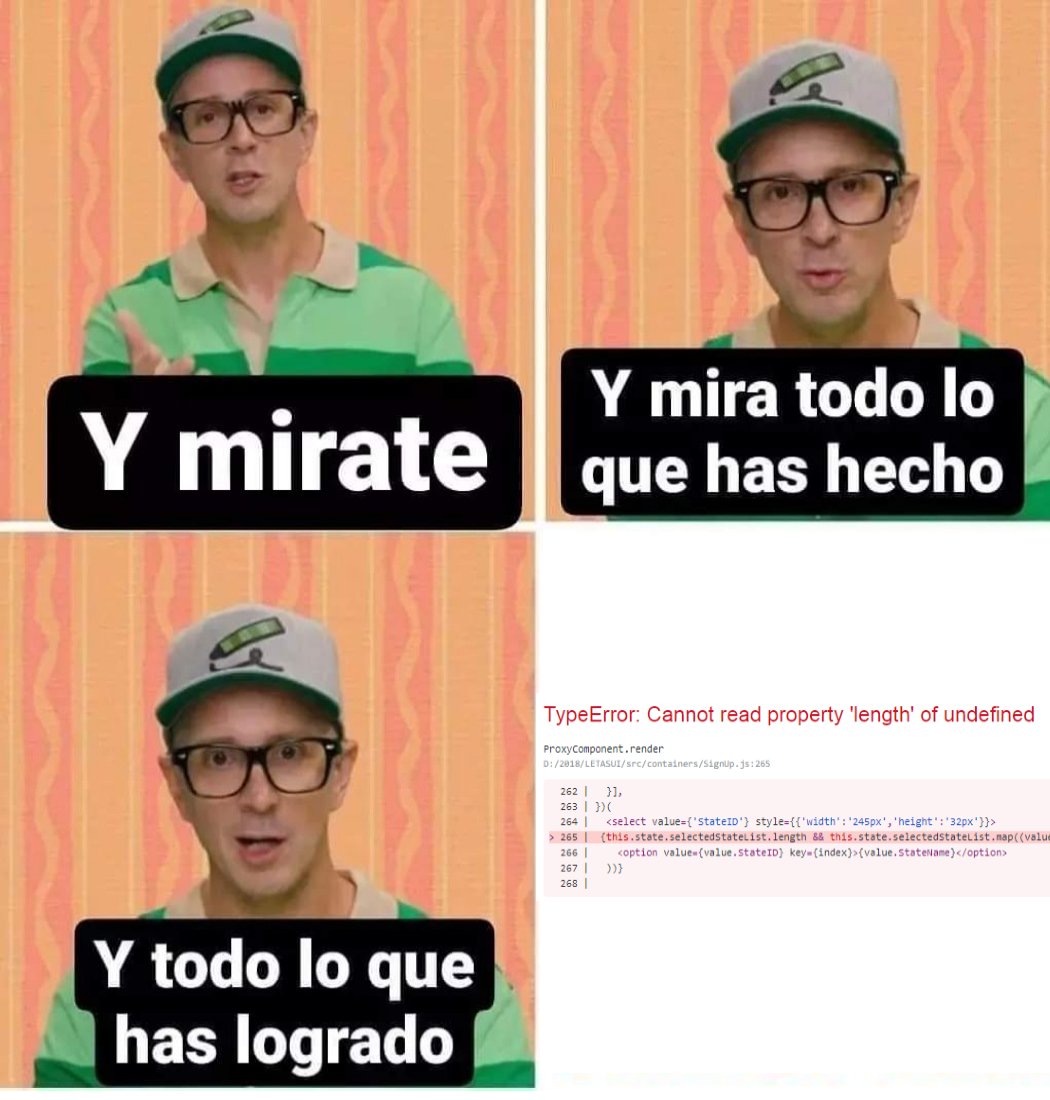 Un día a la vez, Steve. 🥲

#friajs #memelopers