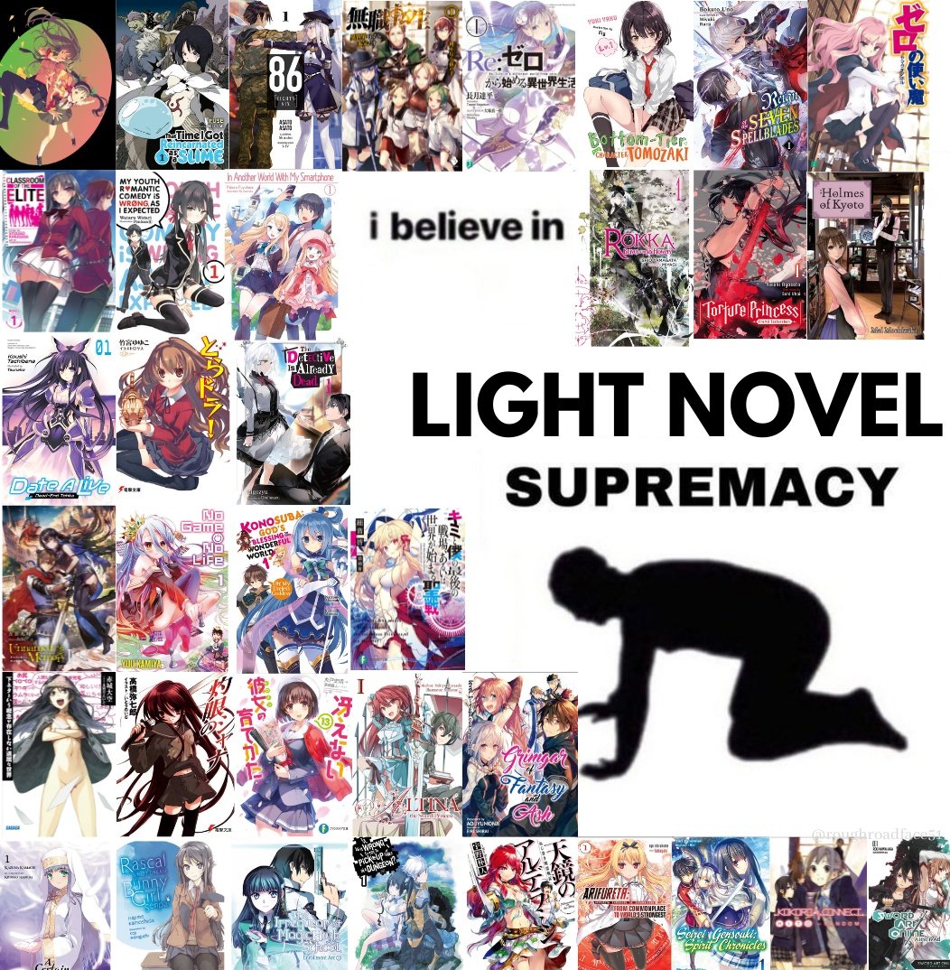 roughranobe's tweet image. Light novels are amazing