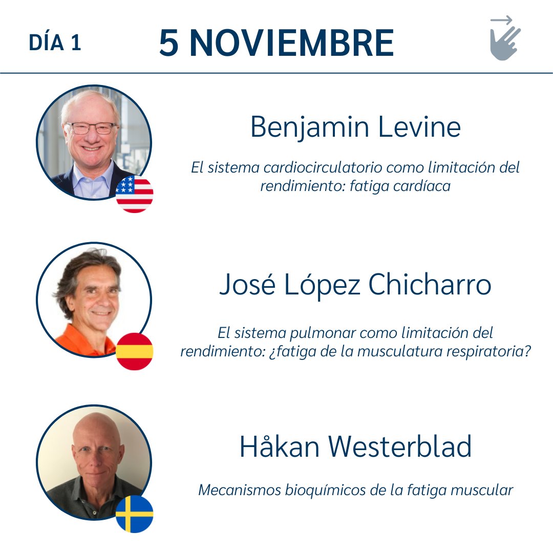 ChicharroJL's tweet photo. 🔺 SIMPOSIO INTERNACIONAL -  FATIGA Y RENDIMIENTO 🔺

✅ 3 jornadas de formación
✅Mesas redondas
✅Acceso en directo o diferido 
✅Certificado 🎓
✅Elige el idioma 🇺🇲🇪🇦
✅Material de estudio

Link: https://t.co/Xc7wfEJbOt https://t.co/M7S0PZnxlm