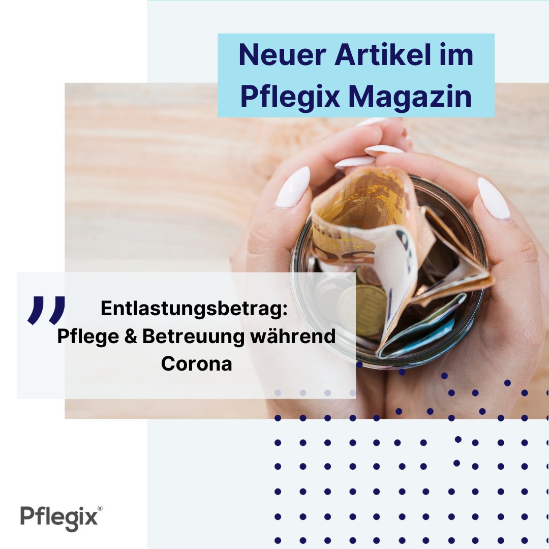 Du pflegst einen nahen Angehörigen zu Hause? Dann hast Du Anspruch auf den Entlastungsbetrag. Wir geben Tipps, wie Du die 125 Euro pro Monat auch in Zeiten von Corona nutzen kannst.💚
Schau jetzt rein: bit.ly/3tt9OGh 
#pflegix #wecare #pflege #betreuung #alltagshilfe