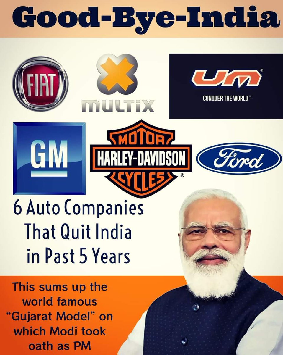 ErAakThu's tweet image. Promised 2 Crores jobs per year instead lakh’s lost their jobs ever since Modi became the Prime Minister. This is #GujaratModel for you 🙏