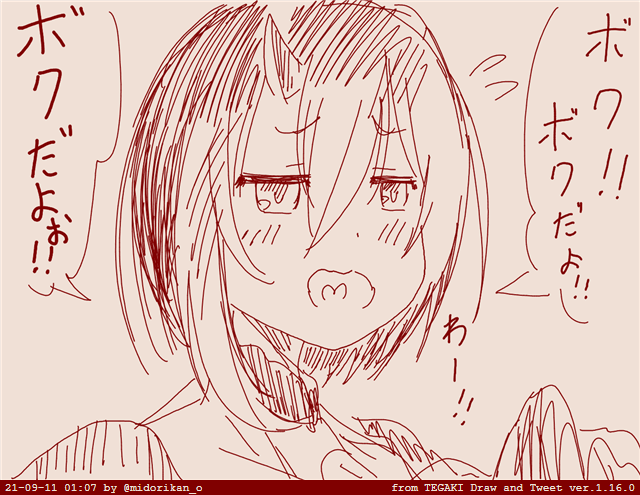 ボクだよ!!

#FBRB #tegaki_dt 