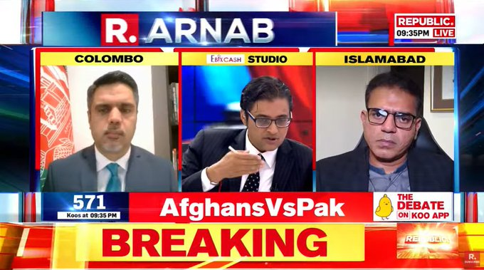 republic's tweet photo. #AfghansVsPak | As the demand to sanction Pakistan grows and Afghans rise up against Pak, fire in your opinion on Republic World's 'Arnab Online' section and watch as Arnab reads it on-air #LIVE on The Debate, here - https://t.co/wiGca13U3P https://t.co/4Z9F5LHBXm