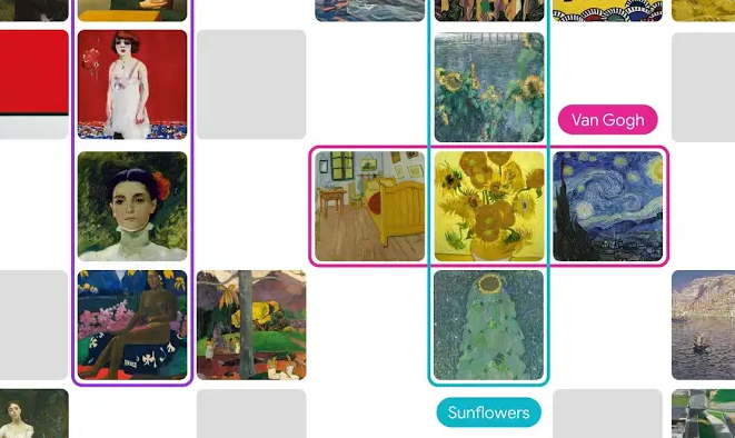 GoogleChile's tweet photo. 🤩 Juega y aprende con los crucigramas visuales de @googlearts. 🎨🖼 #GoogleExperiments
¡Comienza aquí! → https://t.co/gGRaGIU0zh https://t.co/OUR0XPY63F