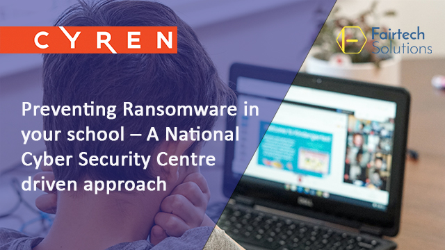 CyrenInc's tweet photo. Join Cyren and Fairtech Solutions for their upcoming webinar on September 22nd and find out how we can help deliver your National Cyber Security Centre guidelines and protect your school. Reserve your spot today: https://t.co/9UPGQjF7aU
#NCSC #cybersecurityinschools #phishing https://t.co/aaW2sg0ZRR