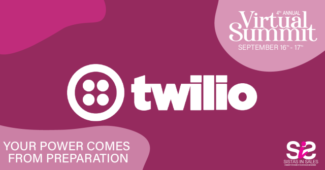 biker_chic's tweet photo. Twilio is a proud sponsor of the Sistas in Sales Summit! Register for the event and learn how Sistas in Sales is empowering women with sales backgrounds. https://t.co/hpU9SxvHXv https://t.co/YvK5CcDKYW