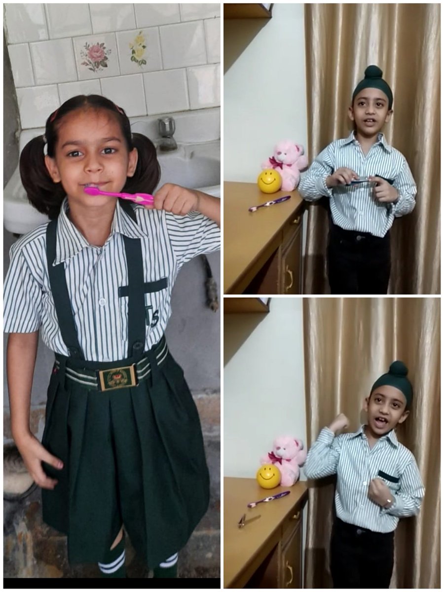 NishuJoshi16's tweet photo. Cleanliness next to godliness 🤩🤩Cleanliness drive-Swachhata Pakhwada Day 9(Personal Hygiene) @STSWSRAJGOMAL by Grade-II @PMOIndia @CBSECCE @JuanaTech @RiseUp4SDGs #GlobalGoals #TakeAction_NoMoreWords @raminde94301780 @Prabhjo60556013 @JasmeetReehal @Ramansh48246711 @jtbala202 https://t.co/5Q6goO63Dz