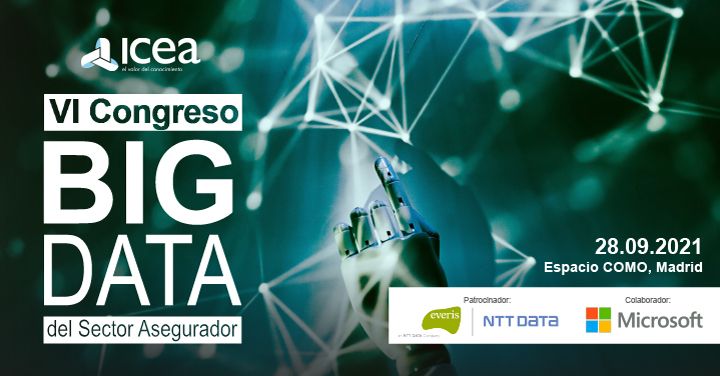 No te pierdas el V Congreso de #BigData. Patrocina @everis en colaboración con <a href="/Microsoft/">Microsoft</a>. Próximo 28 de septiembre en Espacio COMO, Madrid ¡Inscríbete ahora! Entrada gratuita para entidades adheridas a ICEA ☟☟☟ icea.es/es-ES/formacio…