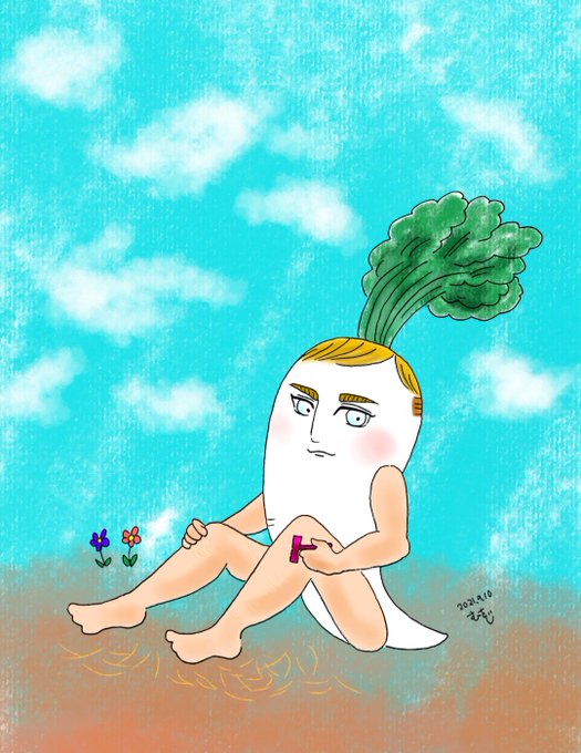 大根足のtwitterイラスト検索結果
