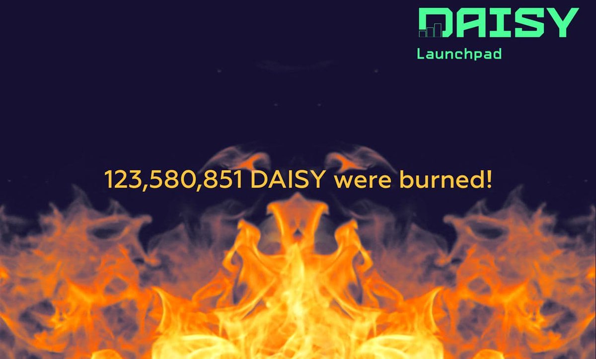 DaisyProtocol's tweet image. ✅ 123,580,851 unsold $DAISY tokens from July 🗓 presale were burned 🔥

tronscan.org/#/transaction/…
