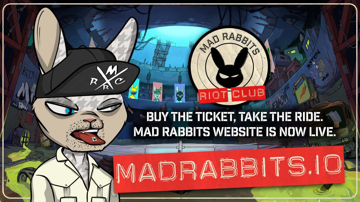 🎉NFT Giveaway 🎉 In celebration of our website! 

1⃣FOLLOW/RETWEET
2⃣TAG x3 FRIENDS
3⃣JOIN DISCORD discord.gg/5wBXdxQ8ZN

THE GIVEAWAY IS FOR 1 MAD RABBIT NFT, you must follow all 3 steps to win. Contest will last 24 HOURS🔥🔥
#NFTCommunity #MRRC #MADRABBITS #NFTshill