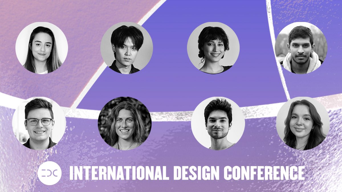 IntlDesignConf's tweet photo. The 2021 #IDSASMA winners from @RIT_artdesign, @UOregonDesign, @SFStateLCA, @AU_cadc, @SU_VPA, @UC_DAAP and @Illinois_Alma are presenting at IDC! Join us in supporting these students and the future of design.

⚡️Register for #IDC24HrLive (Sept. 22-23): https://t.co/TnFTuxBwVY https://t.co/WxmMSjKhr3