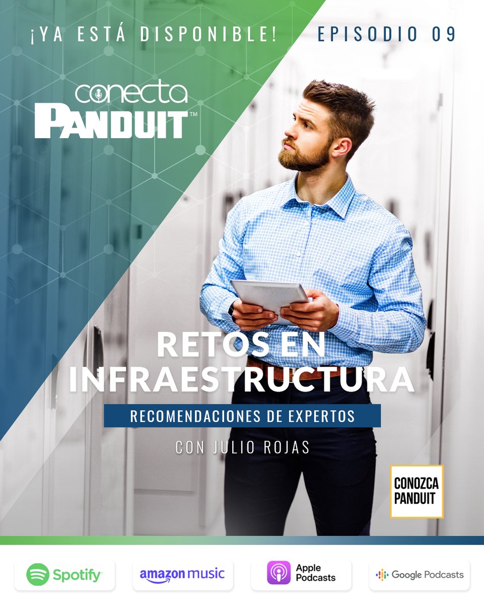 PanduitLATAM's tweet photo. 🆕En el último episodio de la primera temporada del #podcast #ConectaPanduit Jaime Muñoz y Julio Rojas hacen un recuento de los casos más extraños que han tenido que resolver siguiendo las mejores prácticas.
🎶Escúchalo ya ➡ https://t.co/j3ILQZ4eCT https://t.co/uloi3nbrzu