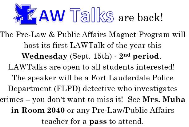 flhs_magnet's tweet photo. #LAWtalks #prelaw #futurelawenforcement #CommunityEngagement #careergoals @FlhsOfficial https://t.co/SYKczs3y1X