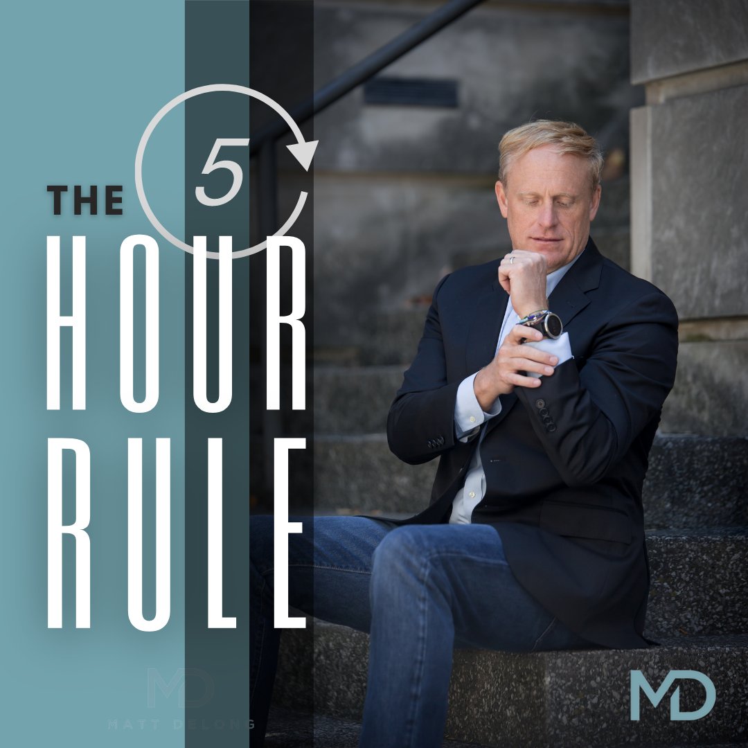mattdelong90's tweet photo. Successful people spend about 1 hour each day or 5 hours a week learning or practicing, says Michael Simmons, the one who coined the 5-hour rule.
#mattdelong #mindsetmatters #5hourrule #focus #learn #dreambigworkhard #entrepreneur #invest #buildwealth https://t.co/e3mAUm5GcA
