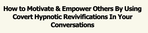 Hypno_Academy's tweet photo. How to make the whole hypnotic revivification process socially acceptable – by doing this you could do the whole revivification process in a crowded coffee shop (with people listening-in) .. 

Read more here:
👉 https://t.co/4ECK26IHnU

#learnhypnosis #revivification #hypnosis https://t.co/yT25KtddKB