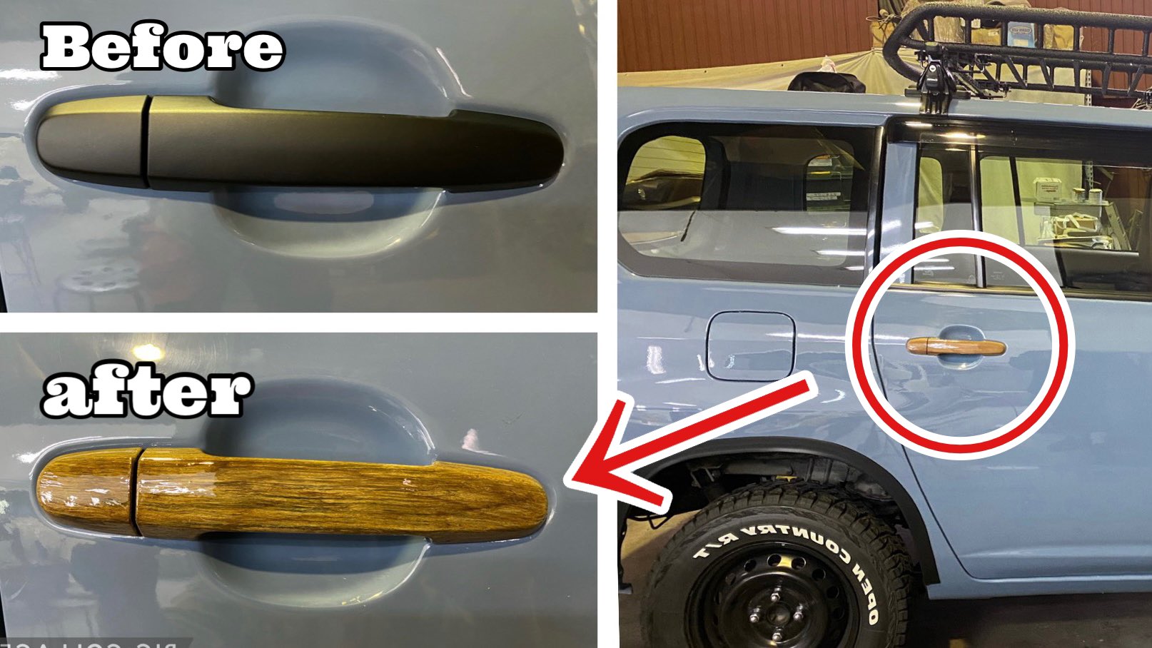 タケト Youtube動画アップしました 是非観て下さい 車のドアノブ 木目塗装の方法 ホームセンターの塗料でdiy プロボックス ジムニー T Co Zibjon2gsd T Co Vgmz77dyfb Twitter