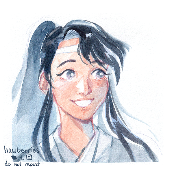 hawberries_'s tweet photo. [mdzs] working out some semblance of a painting process with the boys, the squad, the dream team, the coffinshop quartet https://t.co/7YvurrSnvH