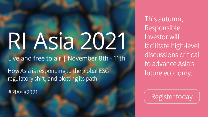 RI_News_Alert's tweet photo. #RIAsia2021, Responsible Investor's flagship ESG conference in Asia is back.
Tune in to the high-level discussions critical to advance Asia’s future economy this autumn.
https://t.co/TUAfrkIO0y https://t.co/fslhKTG4Wb