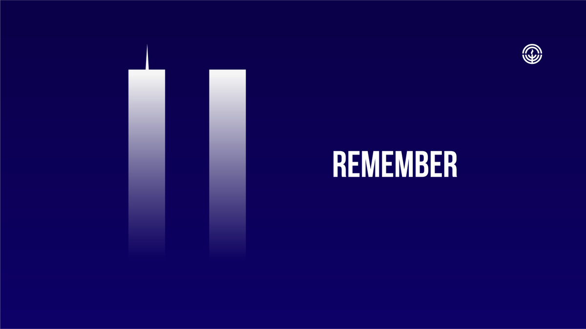 jewishtampa's tweet photo. Tomorrow marks the 20th anniversary of the September 11 attacks. This Shabbat, we honor all those we loved &amp; lost. #ShabbatShalom #September11 https://t.co/mVHuvbA30t