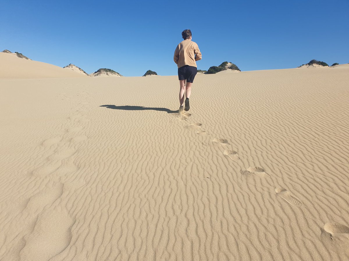 FieldingSA's tweet image. Had a wonderful day at the beach hoping to see a rocket launch from yonder Whalers Watch for @SouthernLaunch. No joy unfortunately. Then the long walk back over the dunes. Maybe next time.
