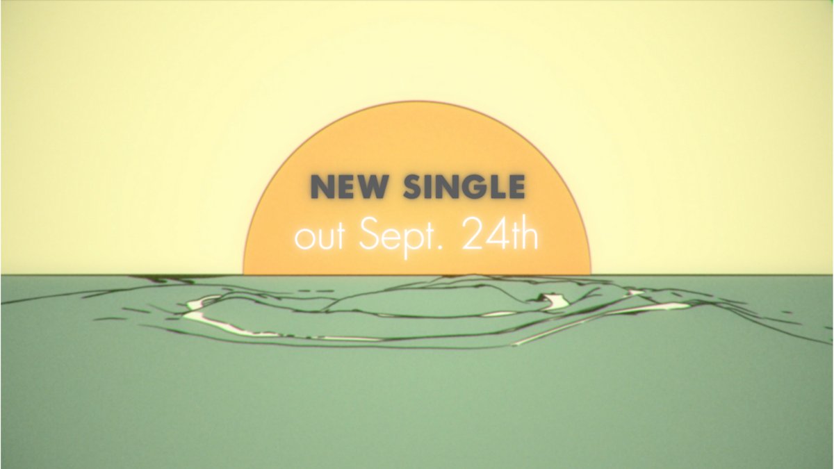 New music coming soon! 🥳 ９月２４日に新曲リリースしまーす！