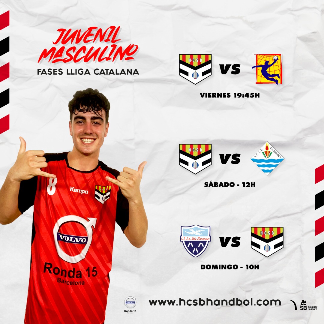 Handbol Cooperativa (@hcsantboi) on Twitter photo 🤾♂️🤾♂️FASES A LLIGA🤾♂️🤾♂️
Arranca la temporada oficial con el juvenil Masculino!
Muchas suerte chavales a por todas 💪💪💪💪
<a href="/Cazi_15/">Sergi Cazalla</a>
<a href="/AjSantBoi/">Ajuntament Sant Boi</a>
#HCSB #VamosCoope
🔴🔴🔴🔴🔴⚫⚫⚫⚫⚫ 🤾♂️🤾♂️FASES A LLIGA🤾♂️🤾♂️
Arranca la temporada oficial con el juvenil Masculino!
Muchas suerte chavales a por todas 💪💪💪💪
<a href="/Cazi_15/">Sergi Cazalla</a>
<a href="/AjSantBoi/">Ajuntament Sant Boi</a>
#HCSB #VamosCoope
🔴🔴🔴🔴🔴⚫⚫⚫⚫⚫