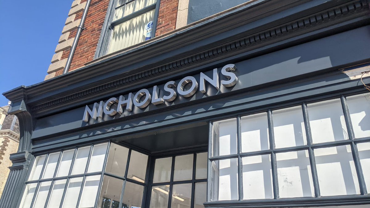 blueraptorsigns's tweet photo. A complete rebrand for Nicholsons Yorkshire Coast Estate Agents - Sales, Lettings &amp; Management including fabricated trays with Halo Illuminated Letters. https://t.co/dFkJaSsmig