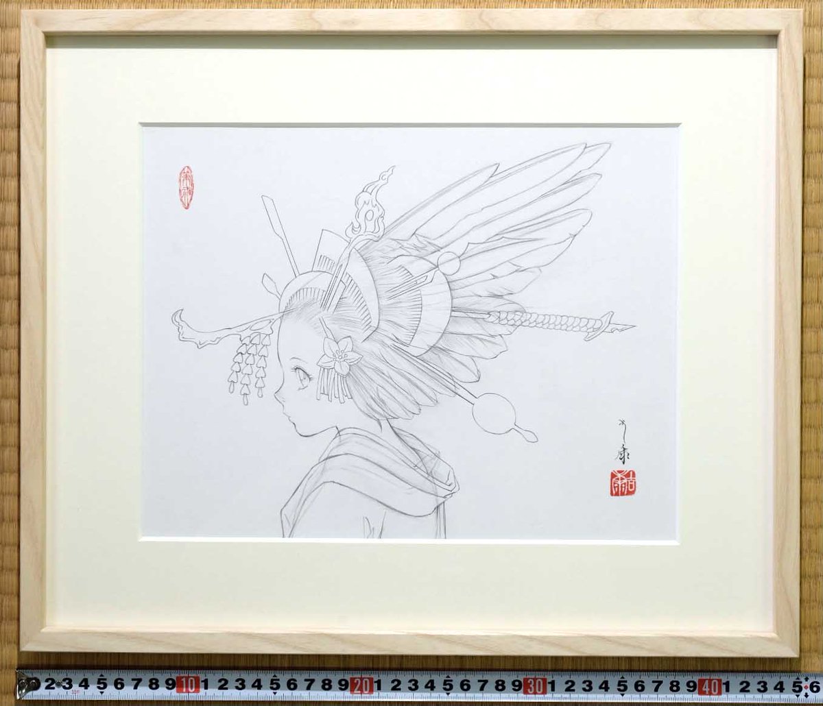 BOOTHに商品を追加しました。もしご興味のある方いらっしゃいましたら、どうぞ宜しくお願いします :)

絵画「花簪」のための下絵 鉛筆線画直筆素描 オリジナル1点 | TAMURA Yoshiyasu https://t.co/RM5sFmKa4d #booth_pm 