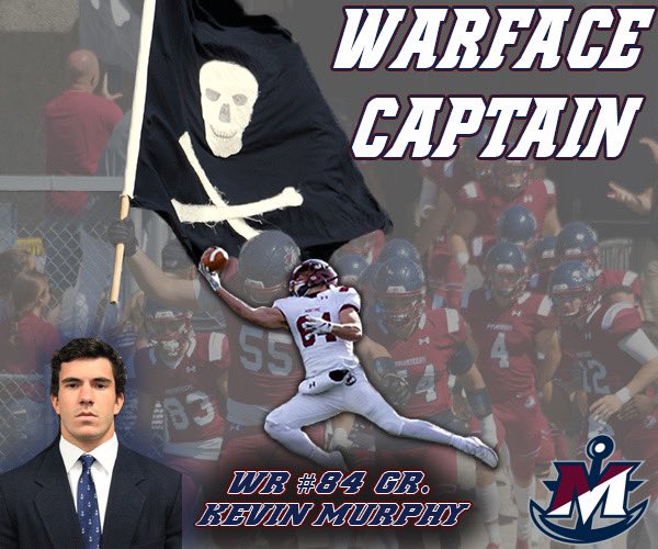 MaritimeFB's tweet photo. GAMEDAY! Been a long time coming for this moment, and we couldnβt be more pumped up! Catch the Privateers in action vs Mass Maritime @ 7:00 PM! #ChowderBowl
We would also like to announce our WARFACE captain for Game 1, WR #84 Kevin Murphy!
#MaritimeFootball #WARFACE #ALLIN https://t.co/vEZlVUgQxZ