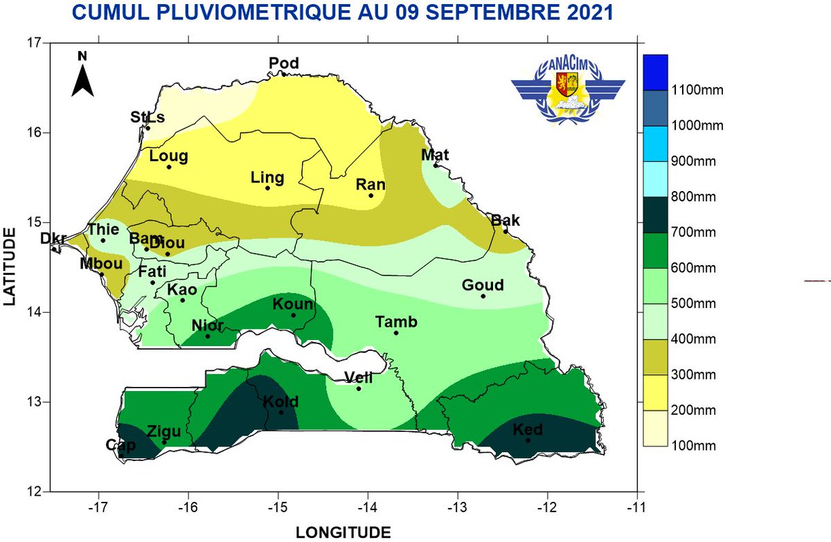 🌍🇸🇳⛈Météo du vendredi 10/09/21 à 12h00 au samedi 11/09/21 à 12h00.☁️🇸🇳🌍

Au cours de cet après-midi 🌆 allant à la journée de demain, des orages 🌩 et pluies 🌧, d’intensité variable pouvant être accompagnés de 🚨 vents forts 💨, intéresseront l’ensemble du territoire.