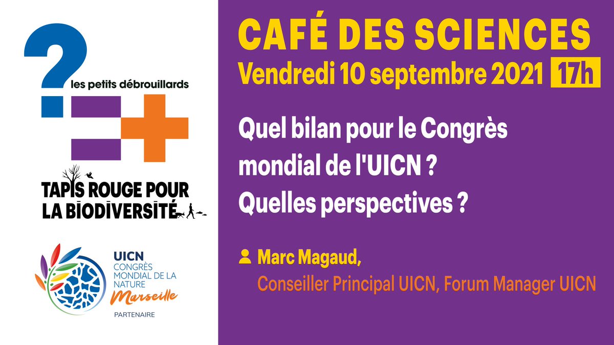julienrat's tweet photo. ⌚️ Aujourd'hui 17h,
🧪☕️ Café des sciences en direct avec Marc Magaud, Conseiller Principal UICN @UICNfrance

N'hésitez pas à poser vos questions ! ⁉️

Transmission en live : https://t.co/XiH4ZTfS52  @debrouillotwit @petitsdeb https://t.co/PHXtywSXJR