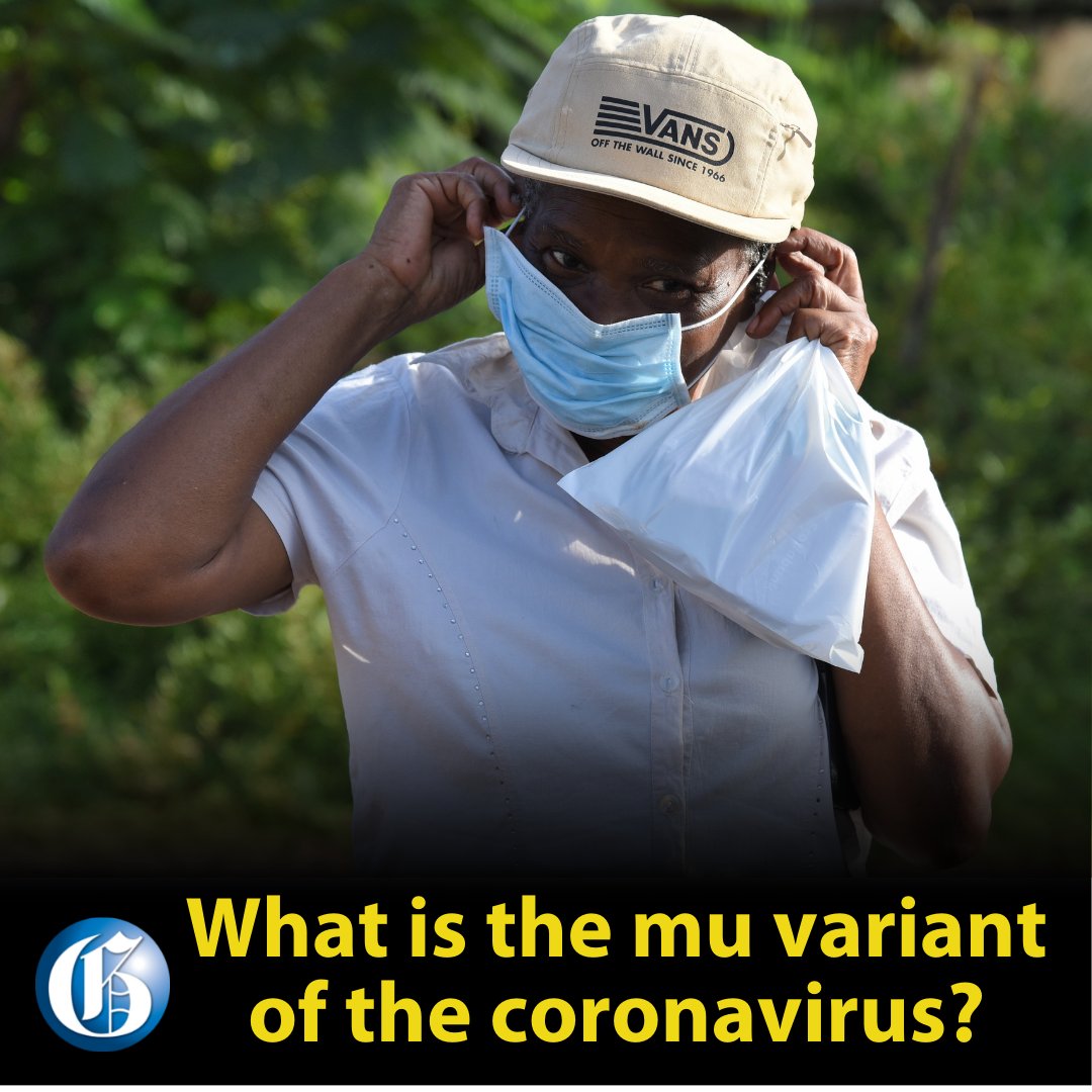 JamaicaGleaner's tweet image. A new coronavirus strain has been added to the World Health Organization’s watchlist. The Mu strain, also called B.1.621, has been listed as a ‘variant of interest’ as of 30 August 2021. It was first documented in Colombia in Janaury, 2021. Here&apos;s what&apos;s new about the #MuVariant: