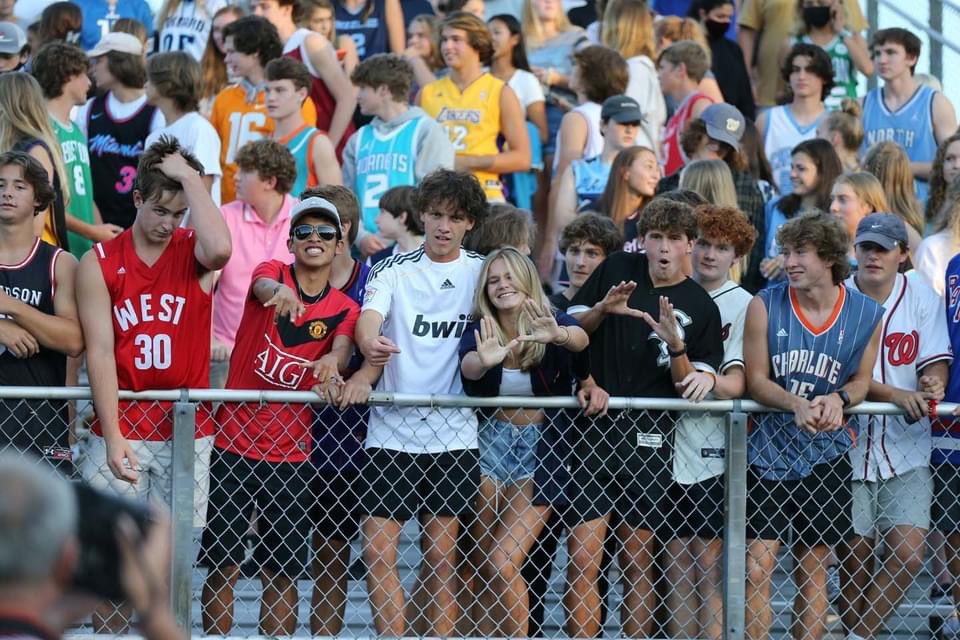 JTH_Vikings's tweet photo. It’s not game day, but we can’t express how awesome it was to see our student section this packed, and rocking last week! Can’t wait to see you guys next Friday! Let’s make Braswell stadium the toughest place to play in the MEC! 
#1TEAM https://t.co/hz2tf2TA6U