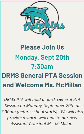 Durant Road Middle School PTA (@drms_pta) on Twitter photo 