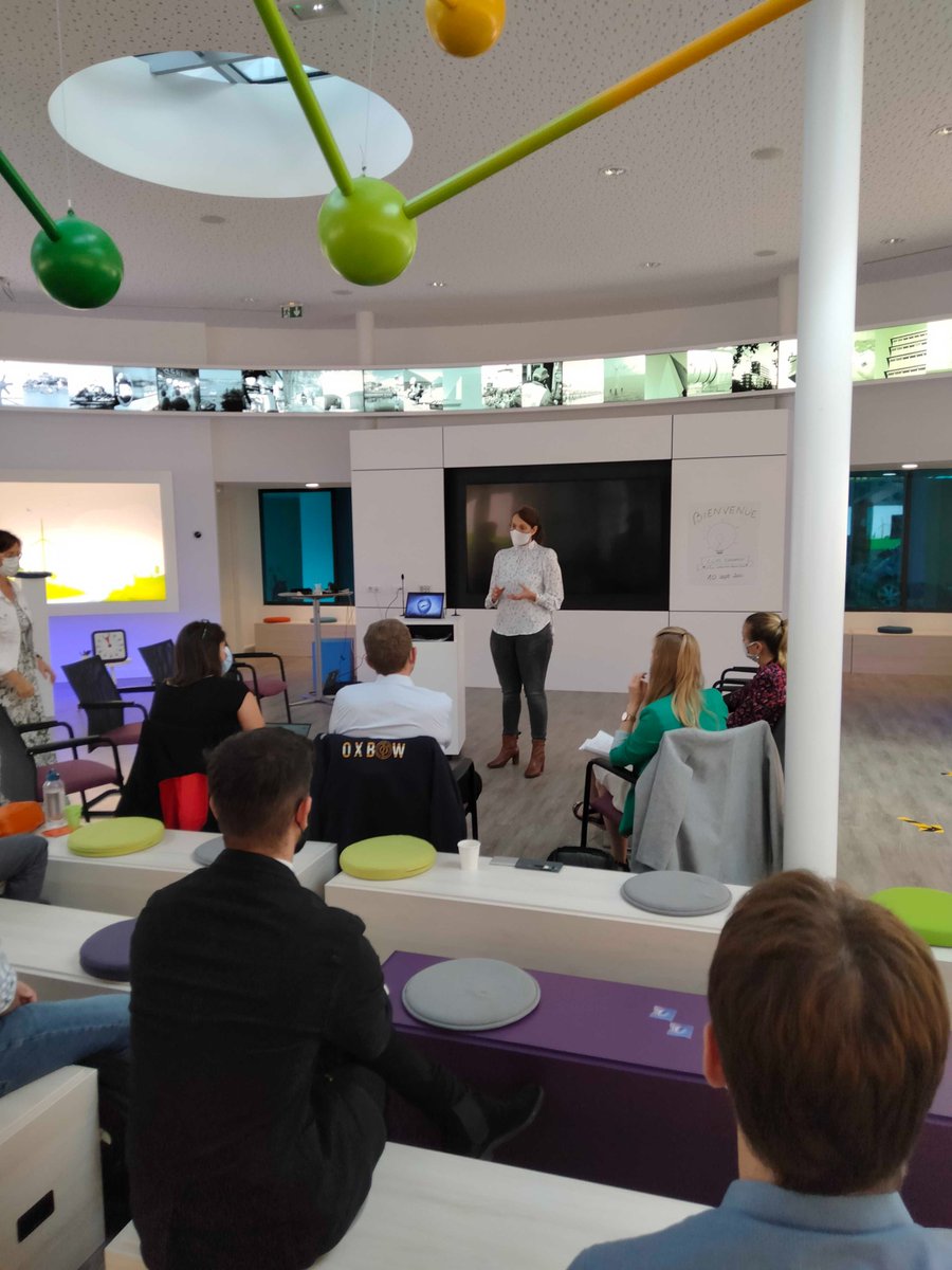 Ce matin #ClubInnovation des partenaires du Poool chez <a href="/SmileSmartGrids/">SMILE smart grids</a> !😄
Rencontre autour de la #sobriéténumérique : 
pitch de Treebal, <a href="/groupe_okwind/">Groupe OKWind</a>, @Earthency2, @reacteam, Pipop, Cymind et présentation de la #DigitalTech2021 dont le thème sera l’#innovationvertueuse.🚀